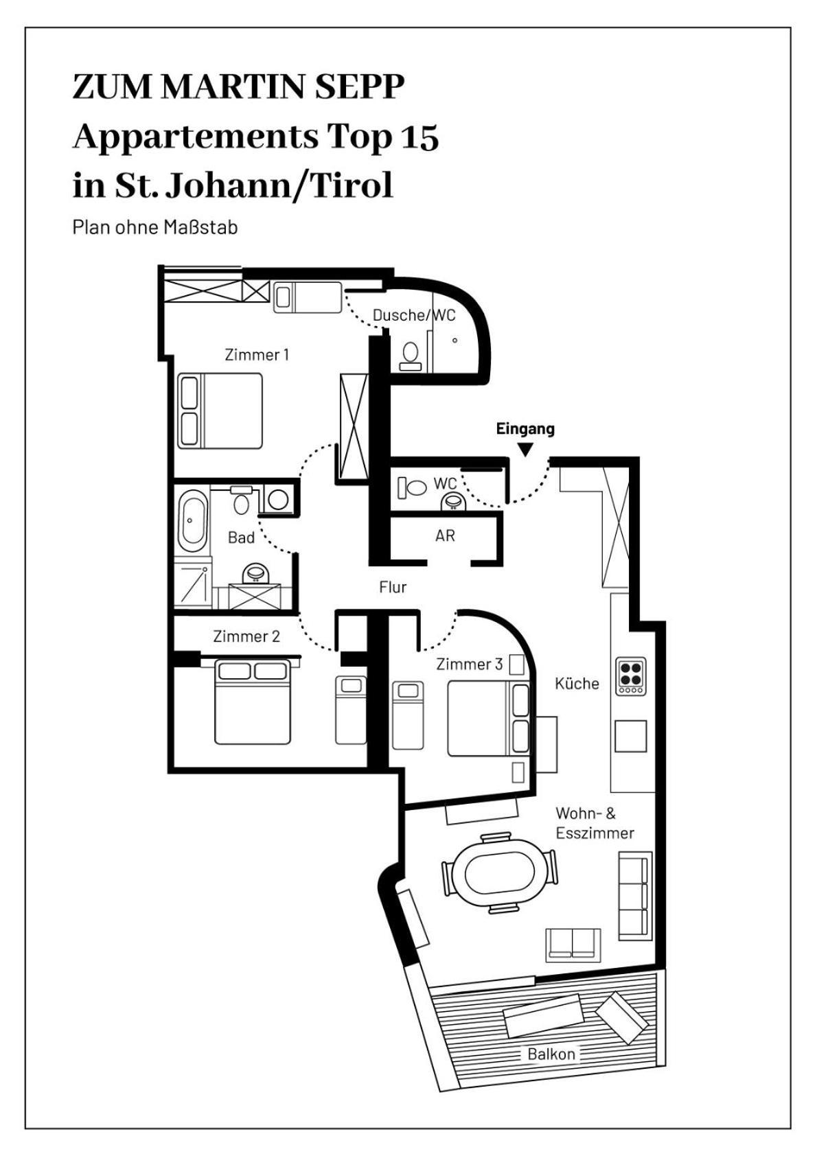 Zum Martin Sepp Appartements Im Martinshof Sankt Johann in Tirol Ngoại thất bức ảnh